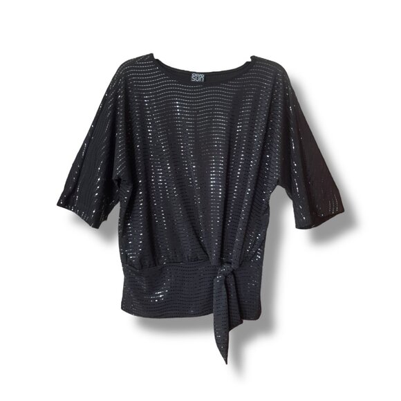 Clara Sun Woo Shimmer Tie Top NWT - Picture 1 of 4